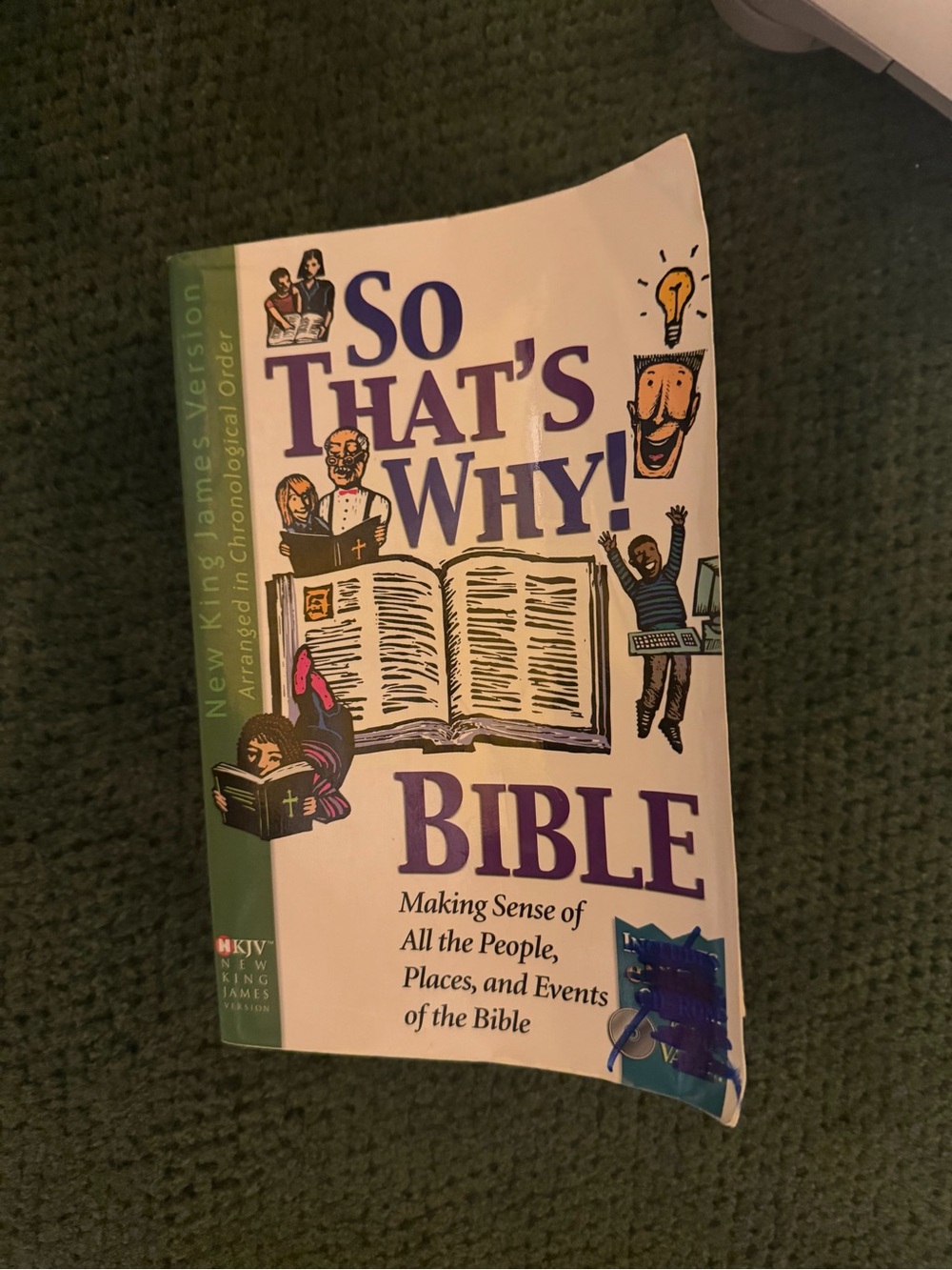 So That's Why! Bible — Purple and White Cover (NKJV)